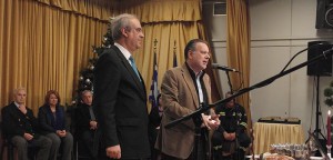 Ο βουλευτής Β΄ Αθηνών Γιώργος Κουμουτσάκος χαιρέτισε τους παρευρισκόμενους