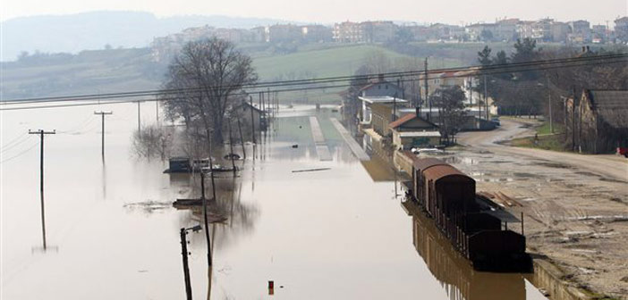 Επιφυλακή στον Έβρο για τον κίνδυνο πλημμυρών