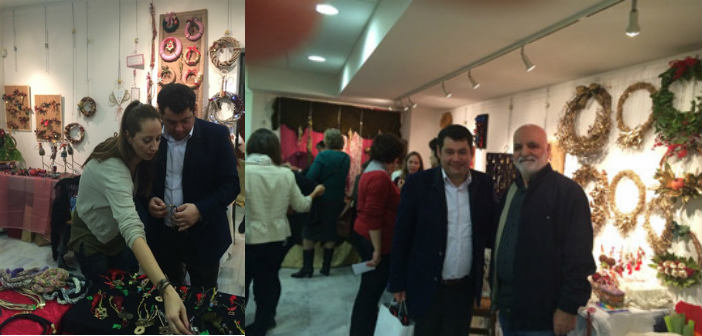Την έκθεση δημιουργών τέχνης του Δήμου επισκέφθηκε ο Τ. Μαυρίδης