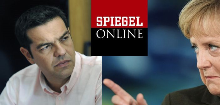 Der Spiegel: “Καρφώνει” την Άγκελα Μέρκελ, “ανεβάζει” τον Αλέξη Τσίπρα
