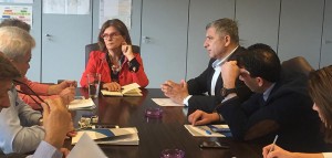 Συνάντηση της αν. υπουργού Εργασίας Ρ. Αντωνοπούλου με τον πρόεδρο και μέλη της ΚΕΔΕ