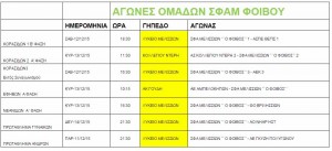 "Ο Φοίβος"/αγωνιστική 11-12/12