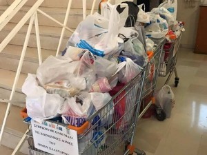 Τρόφιμα και φάρμακα συγκεντρώθηκαν για τις Κοινωνικές Δομές του Δήμου Χαλανδρίου