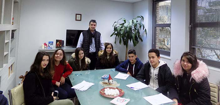 Επίσκεψη μαθητών στον δήμαρχο Βριλησσίων για την εκστρατεία Ecomobility