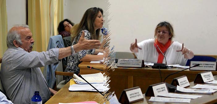 Μόνο που δεν αρπάχθηκαν στα χέρια Δ. Στεργίου-Καψάλης και Ν. Κοσμοπούλου