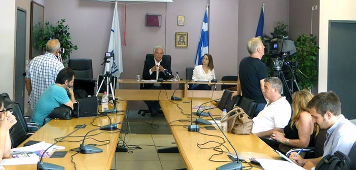 Συνέντευξη Τύπου Γ. Σταθόπουλου για «Ιόλα», νέο δημαρχείο και 1ο ΕΠΑΛ – VIDEO