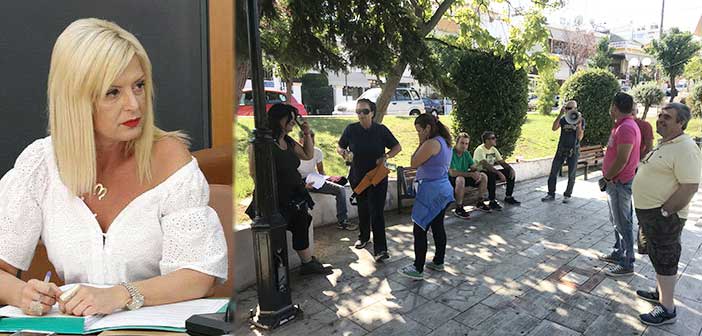 Μ. Πατούλη-Σταυράκη: Οι εργαζόμενοι του Δήμου Λυκόβρυσης – Πεύκης στον δρόμο και ο δήμαρχος κλεισμένος στο γραφείο του