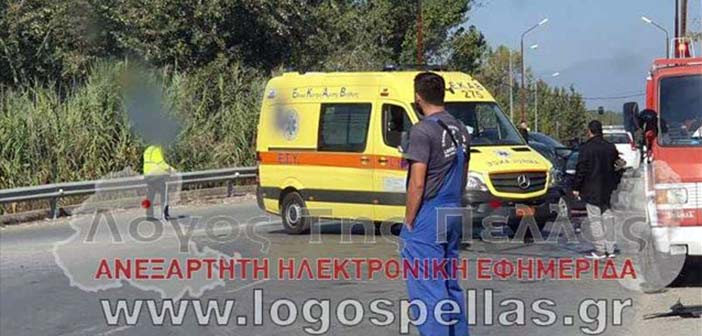 Θανατηφόρο τροχαίο στα Γιαννιτσά – Μία νεκρή και έξι τραυματίες