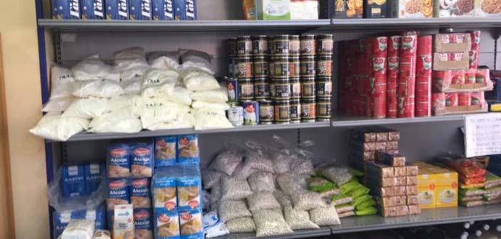 Διανομή τροφίμων από το Κοινωνικό Παντοπωλείο Νέας Ερυθραίας