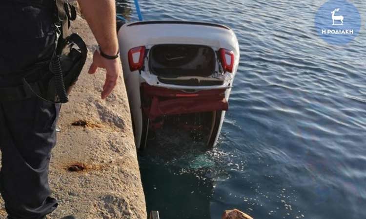 Τραγωδία στη Ρόδο: Αυτοκίνητο έπεσε στη θάλασσα – Νεκρός ο οδηγός