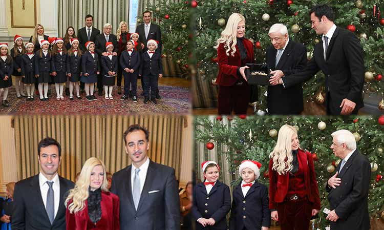 Πρωτοχρονιάτικα κάλαντα στον Πρόεδρο της Δημοκρατίας από την Παιδική Χορωδία του Ομίλου για την UNESCO Βορείων Προαστίων