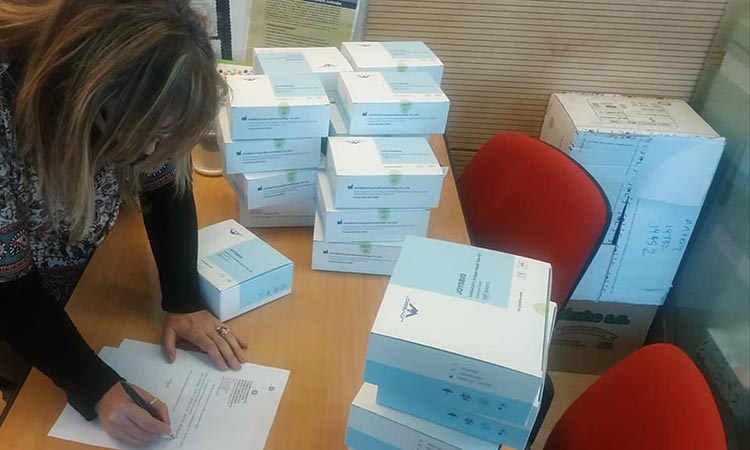 500 Sars-Cov-2 antigen rapid test kits παρέλαβε ο ΟΚΠΑΔΒ από την αντιπεριφέρεια Β. Τομέα Αθηνών
