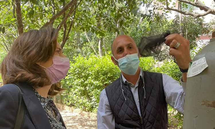 Eνημέρωση για την καταπολέμηση των κουνουπιών έλαβε η Λ. Κεφαλογιάννη στο Μπενάκειο Φυτολογικό Ινστιτούτο