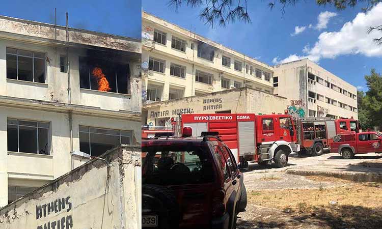 Νέα φωτιά στο πρώην Νοσοκομείο Παπαδημητρίου στα Μελίσσια – 7ο συμβάν στον Δήμο Πεντέλης από την έναρξη της αντιπυρικής περιόδου!