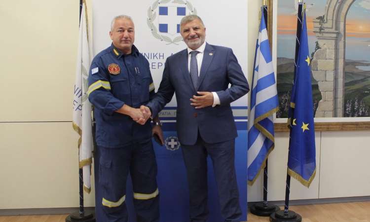 Η Πολιτική Προστασία στο επίκεντρο της συνάντησης του Γ. Πατούλη με τον συντονιστή Επιχειρήσεων Αττικής