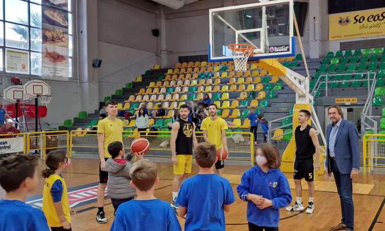 Το Κλειστό Γυμναστήριο του Αγίου Θωμά επισκέφθηκαν μαθητές του Δημοτικού της Ελληνογαλλικής Σχολής Ουρσουλινών