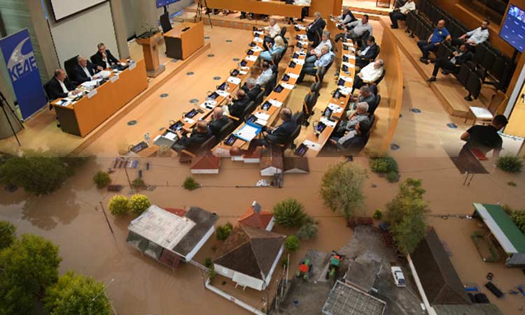 300.000 ευρώ θα διαθέσει η ΚΕΔΕ για τη στήριξη στους πληγέντες από τις πλημμύρες Δήμους