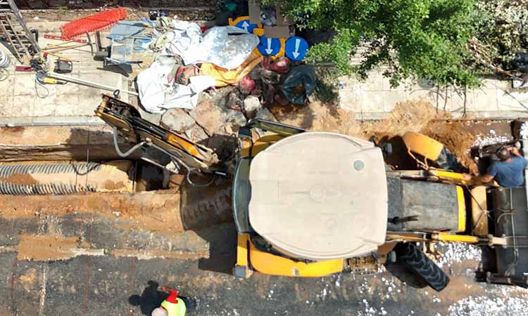 Πολύδροσο Αμαρουσίου: Ολοκληρώνεται το έργο αντιπλημμυρικής θωράκισης στην οδό Πηγάσου