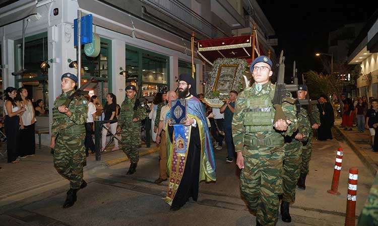 Με λαμπρότητα και συγκίνηση ο εορτασμός της Κοιμήσεως της Θεοτόκου στο Μαρούσι