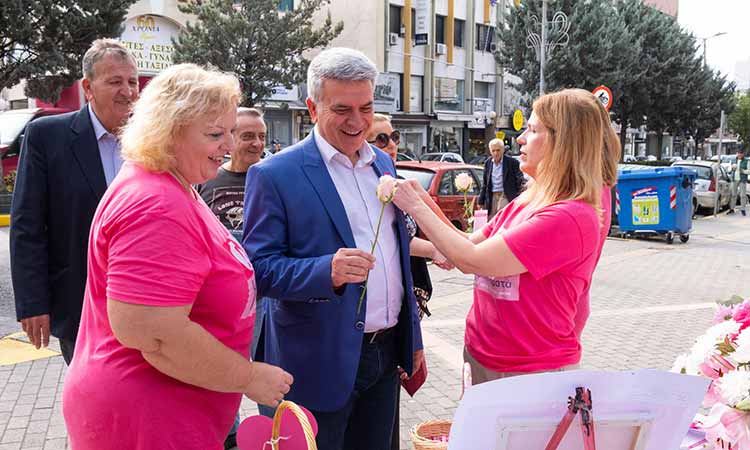 Με επιτυχία ολοκληρώθηκε η δράση για τον καρκίνο του μαστού στη Νέα Ιωνία