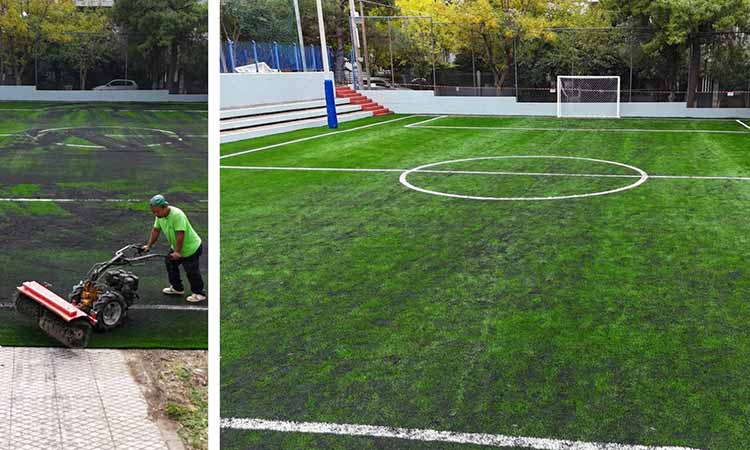 Παραδόθηκε το νέο γήπεδο ποδοσφαίρου 5×5 στο 3ο ΓΕΛ Αμαρουσίου στο Ψαλίδι