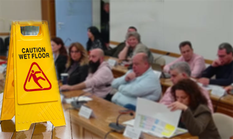 «Γλίστρησαν» στα… απόνερα του 3ου Δημοτικού Σχολείου Μελισσίων