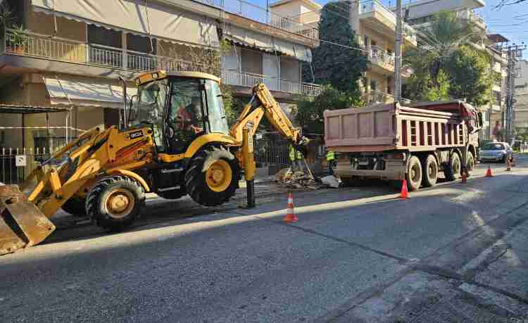 Από την οδό Κασταμονής ξεκινά η νέα «εκστρατεία» ανάπλασης πεζοδρομίων στο Ηράκλειο Αττικής