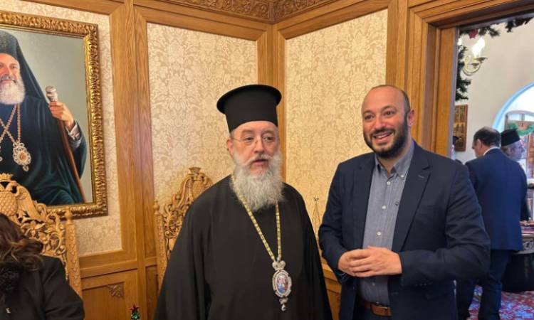 Στην κοπή της βασιλόπιτας της Ιεράς Μητρόπολης Κηφισίας ο δήμαρχος Λυκόβρυσης – Πεύκης