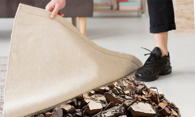 Τα προβλήματα δεν κρύβονται κάτω από το χαλί…