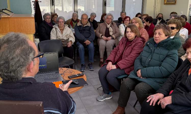 Στο ΚΑΠΗ Καλογρέζας συνεχίστηκαν οι διαλέξεις του Κέντρου Οικογένειας