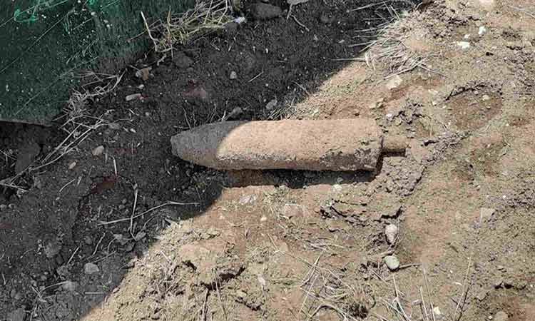 Βρέθηκε οβίδα σε νεοαναγειρόμενη οικοδομή στην Πεύκη