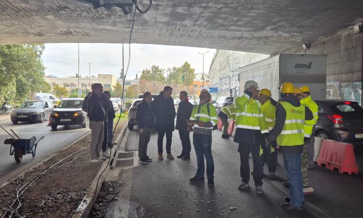 Ν. Ιωνία: Ελέγχθηκαν τα επικίνδυνα σημεία στη σήραγγα Εθν. Αντιστάσεως – 20/3 ξεκινούν οι εργασίες