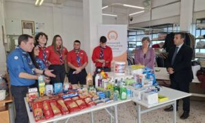 Προσφορά ειδών πρώτης ανάγκης από το 3ο Σύστημα Αεροπροσκόπων Αμαρουσίου