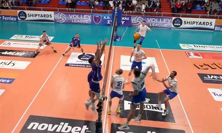 Volley League: Ήττα από τον Φοίνικα στη Σύρο για τον ΑΟΠ Κηφισιάς με 3-2 σετ