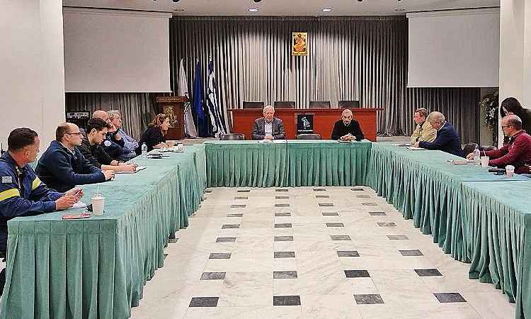 Συνεδρίαση του Τοπικού Επιχειρησιακού Συντονιστικού Οργάνου Πολιτικής Προστασίας στο Μαρούσι