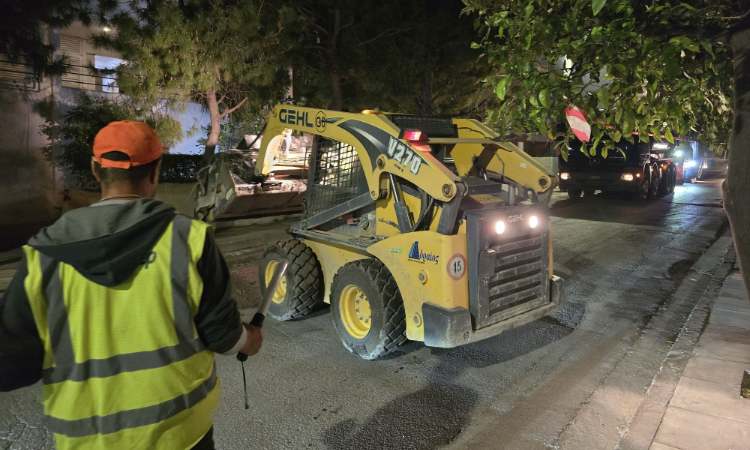 Νέος γύρος ασφαλτοστρώσεων στον Δήμο Ηρακλείου Αττικής