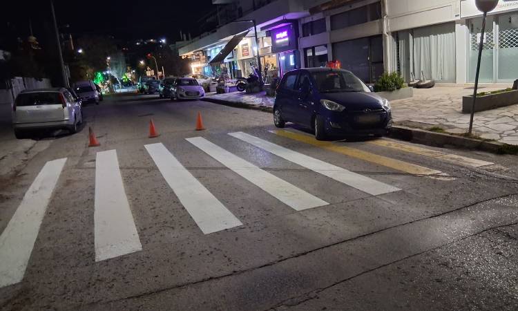 Σε εξέλιξη το πρόγραμμα διαγραμμίσεων του Δήμου Πεντέλης