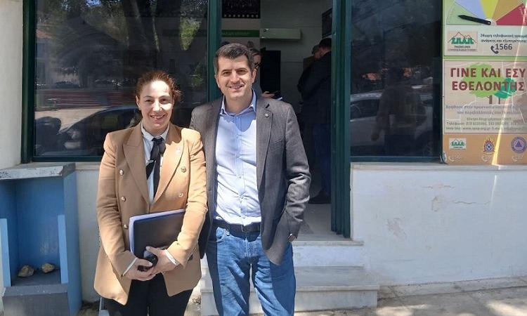 Συνάντηση Μ. Βάρσου – Β. Ξυπολυτά για την αντιπυρική περίοδο