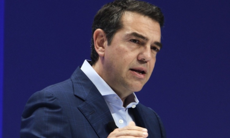 Ο Αλέξης Τσίπρας σε εκδήλωση στο Χαλάνδρι