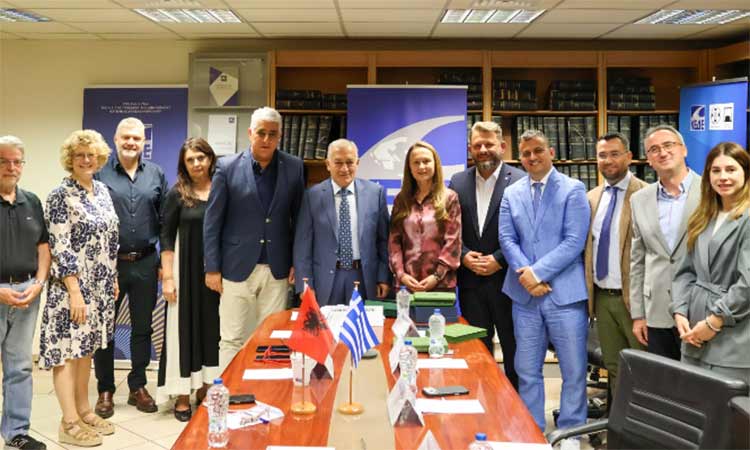 Συνάντηση ΚΕΔΕ με αντιπροσωπεία δημάρχων της Αλβανίας και της Ένωσης Δήμων Αλβανίας