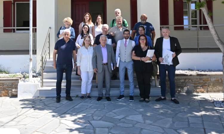 Επίσκεψη αντιπροσωπείας της ΚΕΔΕ στον Άγιο Ευστράτιο