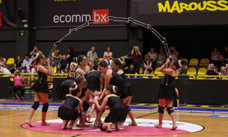 Εξαιρετικό θέαμα στη γιορτή της ρυθμικής γυμναστικής του Δήμου Αμαρουσίου