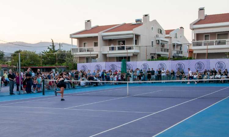 Πλούσιο θέαμα στην απονομή βραβείων του 25ου Εσωτερικού Τουρνουά Τένις