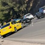 Τροχαίο με τρία αυτοκίνητα στη Λ. Πεντέλης