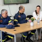Επίσκεψη της αντιπεριφερειάρχη Μ. Βάρσου στον 9ο Πυροσβεστικό Σταθμό Αθηνών