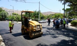 Σε εξέλιξη έργα οδικής ασφάλειας από την Περιφέρεια Αττικής στην Παλαιά Πεντέλη
