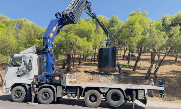 Δώδεκα οι δεξαμενές πυρόσβεσης περιμετρικά του δάσους των Άνω Βριλησσίων