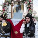 Λιτάνευση της Ιεράς Εικόνας του Αγίου Κοσμά του Αιτωλού στο Μαρούσι
