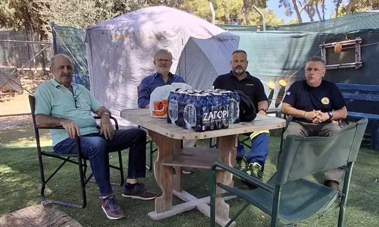 Επίσκεψη στο Σωματείο Εθελοντών Προστασίας Βορειοανατολικού Τομέα Υμηττού