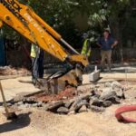 Σε πλήρη εξέλιξη τα έργα ανάπλασης της Σ. Βενιζέλου στο Κάτω Χαλάνδρι